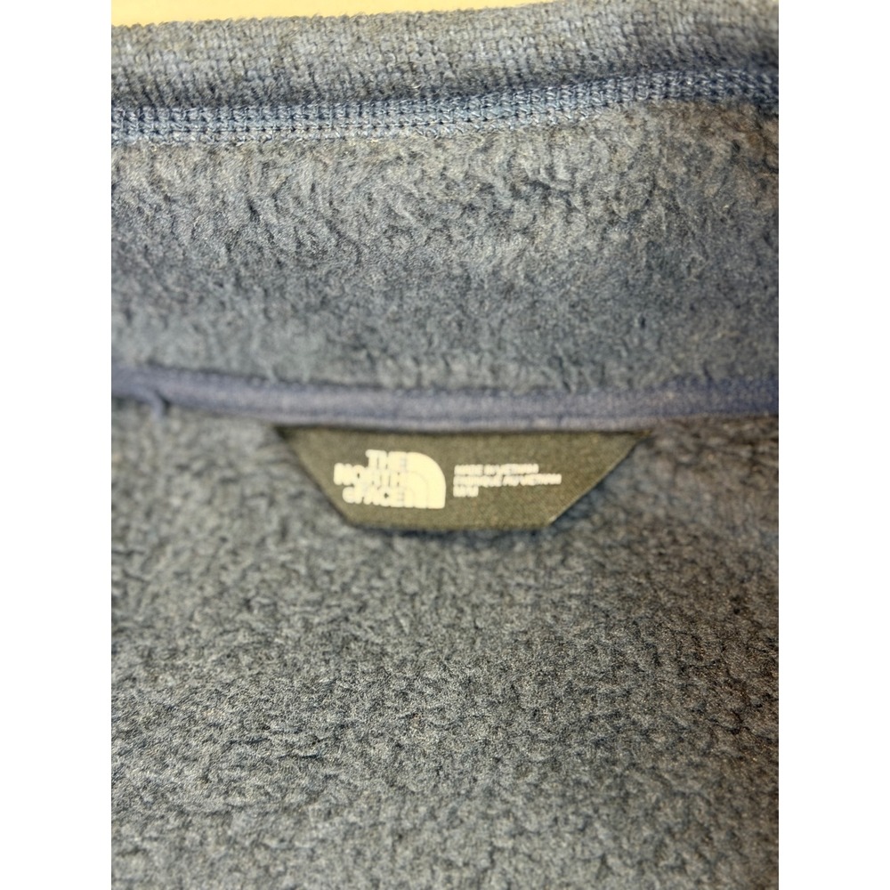 The North Face Sweater Fleece Jacket Mens Medium Gray Excellent NCAP Speedo - Picture 5 of 14